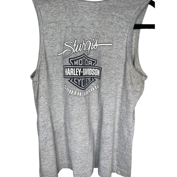 Vintage Harley-Davidson 2001 61st Annual Sturgis Black Hills Rally Tank Top L - Picture 4 of 7